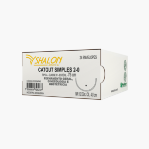Catgut Simples 0 com Agulha 3,0cm