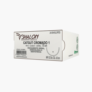 Catgut Cromado 3.0 com Agulha 3,0cm
