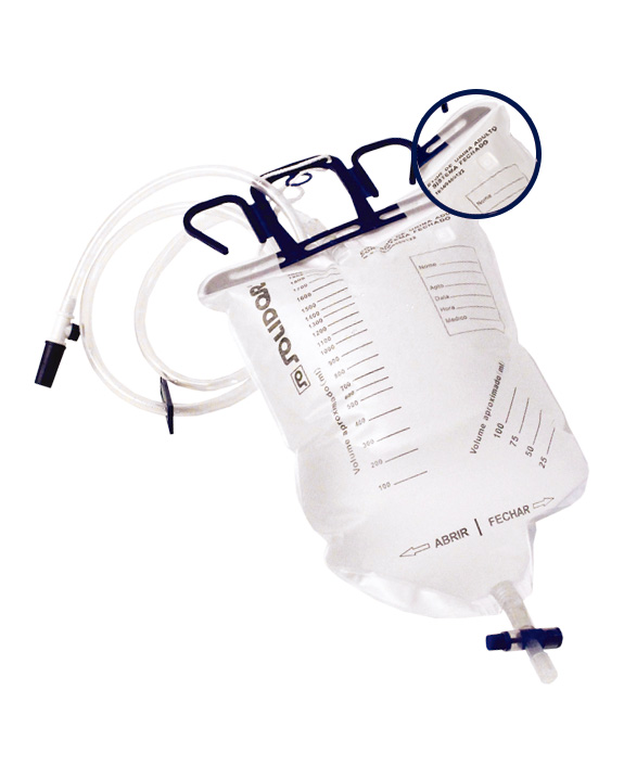 Coletor Sistema Fechado 2000ml