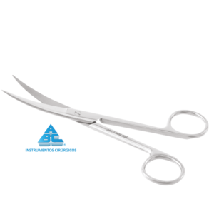 Tesoura Cirúrgica 15cm Fina Fina Curva