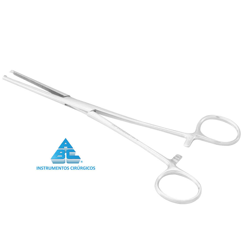 Pinça Kocher 14cm Reta