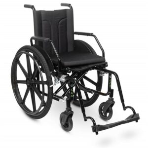 Cadeira de Rodas H10 Preta 44cm