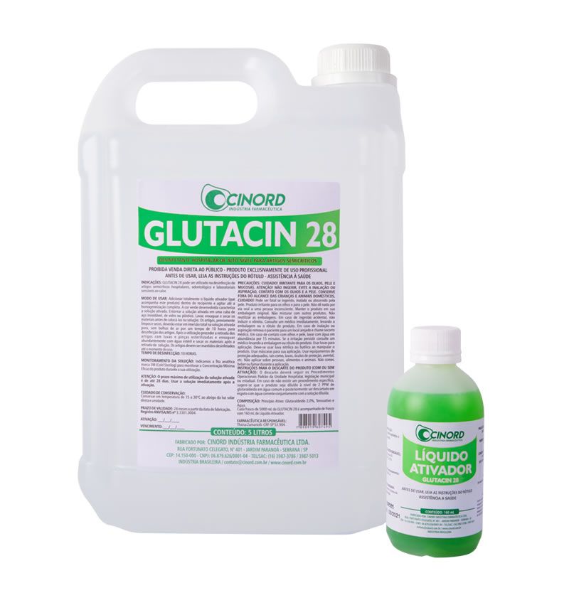 Glutaraldeído 2% 28 Dias 5000mL