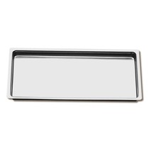 Bandeja Clínica Aço Inox 22x12x1,5cm
