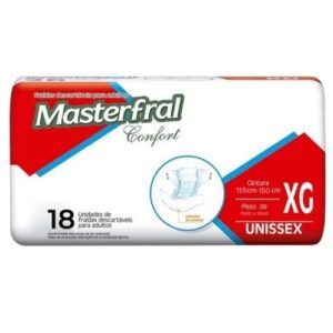 Fralda Descartável Geriátrica Tamanho XG com Gel 18 Unidades