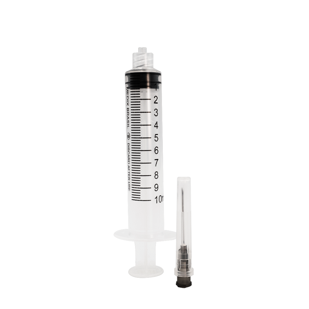 Seringa Descartável 5ml com Agulha 25x7 Luer LL