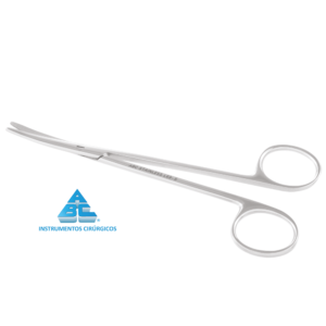Tesoura Metzembaum 18cm Curva Delicada