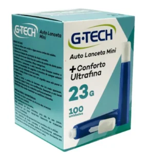 Auto Lanceta Mini 23G Caixa com 100 Unidades