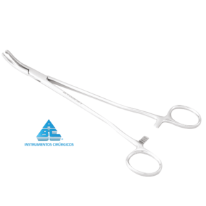 Pinça Faure Reta 22cm para Artéria Uterina