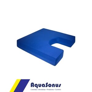 Almofada de Espuma para Cóccix Poliamida Fria Azul