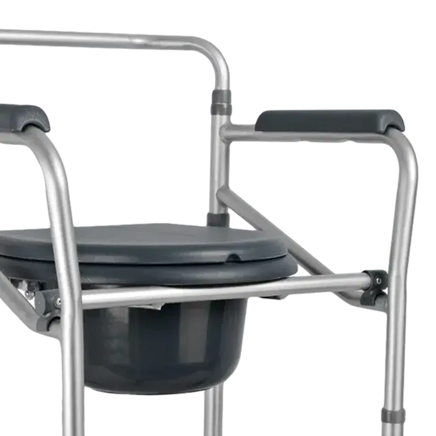 Cadeira de Banho em Alumínio Desmontável 100kg - Imagem 2