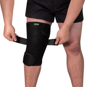 Joelheira com Hastes e Cinta Compressiva Ajustável Flex Tamanho M