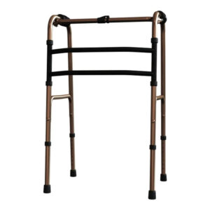Andador Fixo Alumínio Dobrável Bronze