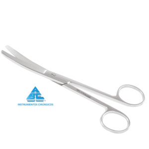 Tesoura Cirúrgica 17cm Romba Romba Curva