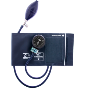 Tensiômetro Adulto Nylon Fecho Azul sem Estetoscópio AP0329