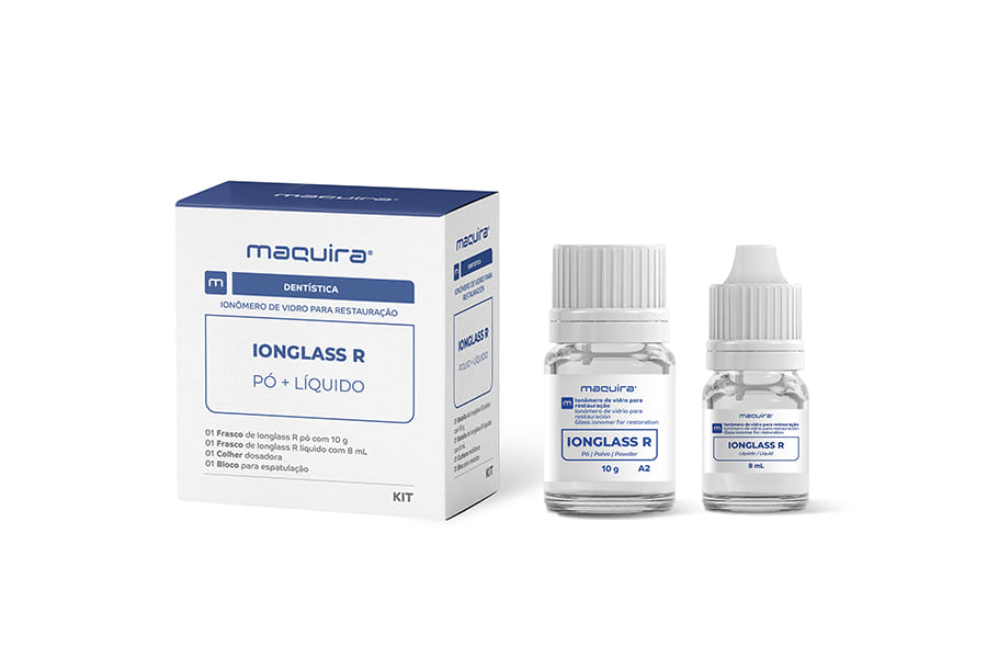 Ionômero de Vidro R Auto Pó A2 10g + Líquido 8g (Ionglass)