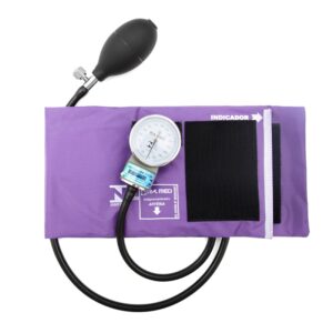 Tensiômetro Adulto Velcro Roxo sem Estetoscópio PA2003