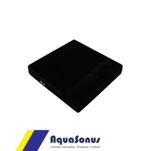 Almofada de Espuma Veludo Preto