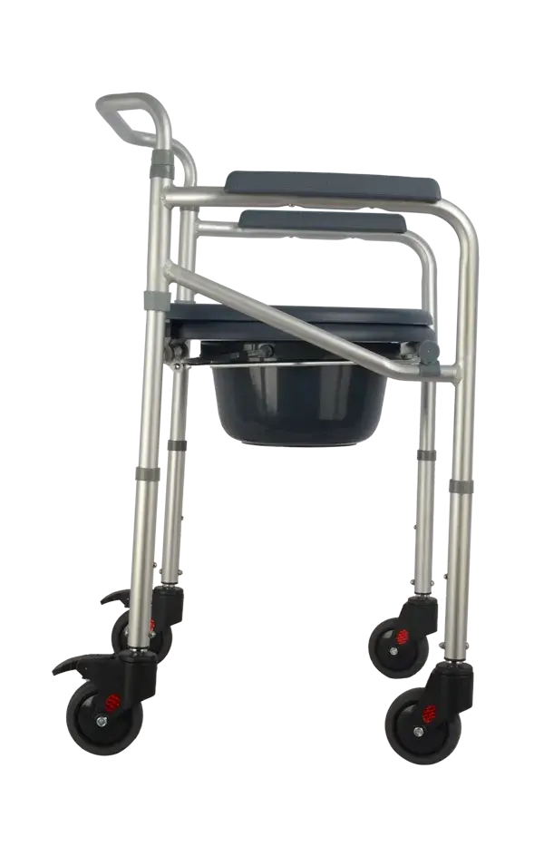 Cadeira de Banho em Alumínio Desmontável 100kg - Imagem 5