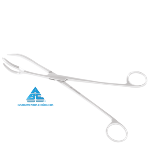 Pinça Collin para Curativo 25cm (Uterino)