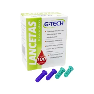 Lanceta para Lancetador 30G com 100 Unidades
