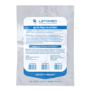 Bolsa de Colostomia 63mm Transparente