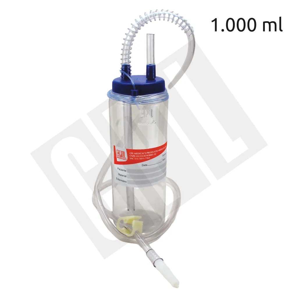 Sistema de Drenagem Medicinal 2000ml - Imagem 3