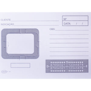 Ficha RX 1 Furo com 100 Folhas Papel 290g