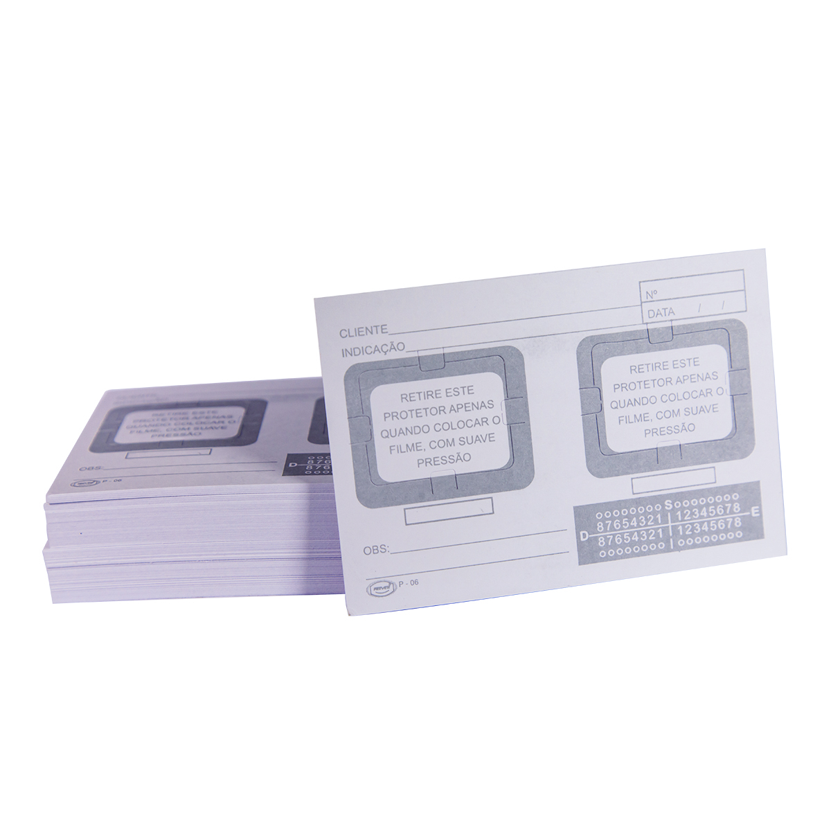 Ficha RX 2 Furos Papel 11,4x8cm com 100 Unidades