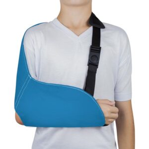 Tipoia Estabilizadora Velpeau com Orifício Infantil Azul BC0069-REIAZ