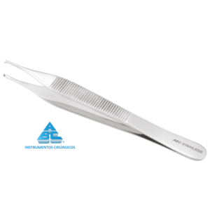 Pinça Adson 1 X 2 Dentes 15cm