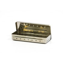 Estojo Inox Perfurado 18x8x3cm