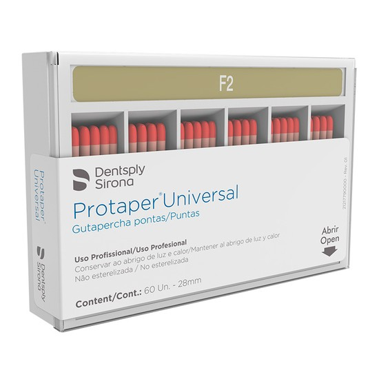 Gutapercha Sistema Rotatório Protaper 28mm F2 com 60 Unidades