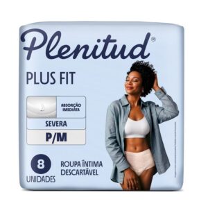 Roupa Íntima Plenitud Protect P/M 8 Unidades