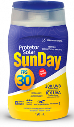 Protetor Solar FPS 30 120ml UVA+UVB