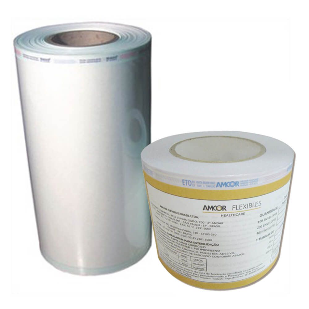 Bobina para Esterilização 150mm x 100m